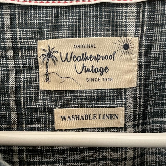 Weatherproof gray plaid shirt - Picture 6 of 7